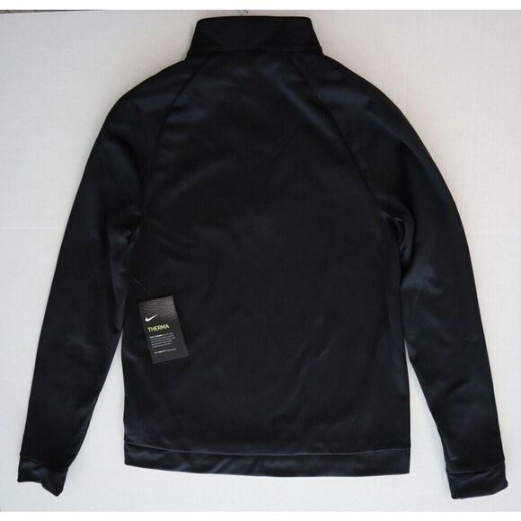 Nike Therma 897186-010 Women’s Sz XS Black DRI-FIT 1/4 Zip Pullover Training Top - Picture 10 of 11